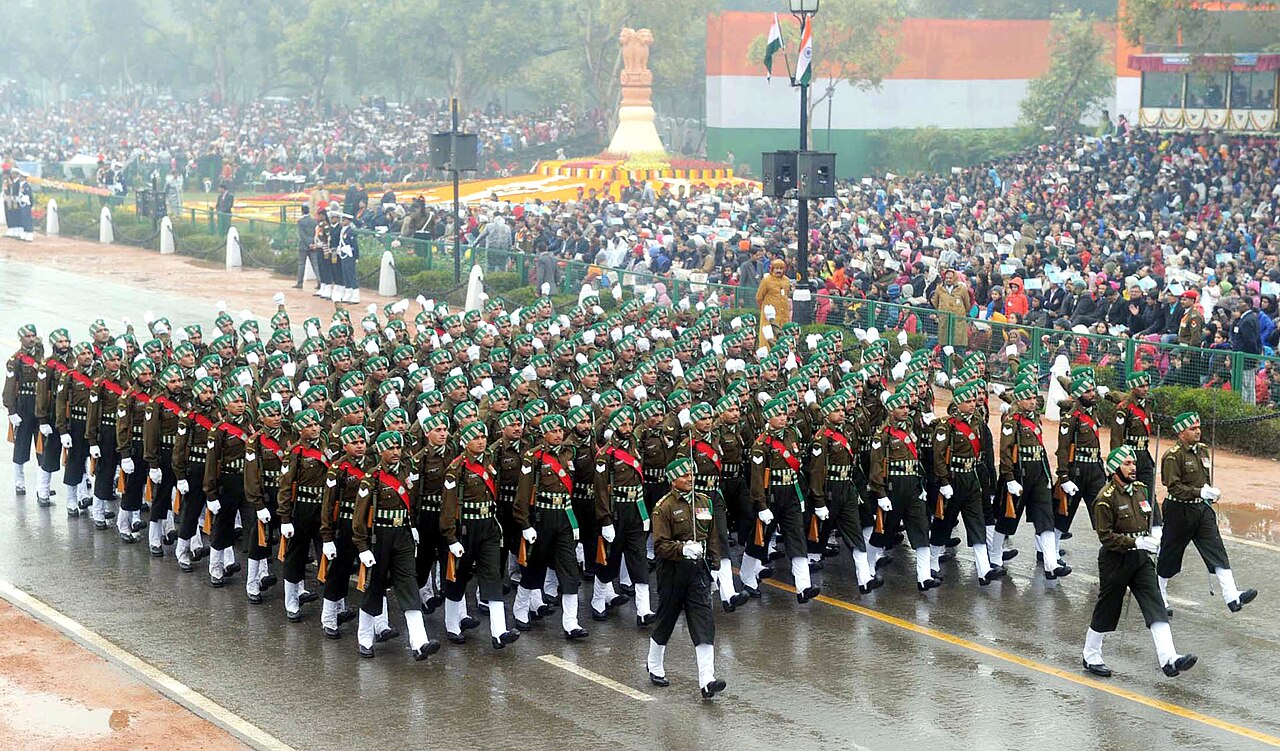 Republic Day parade marching contingent