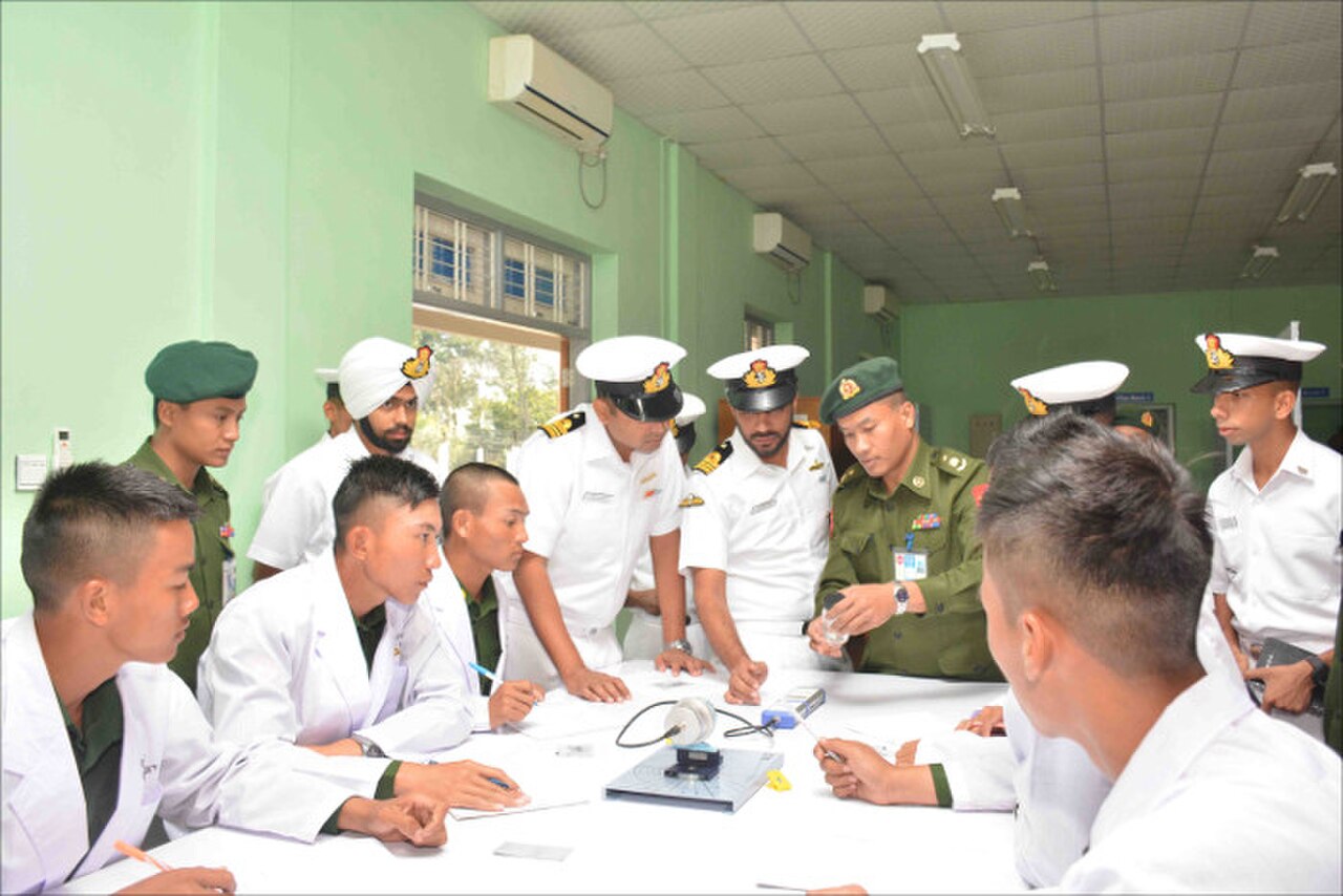 Cadets of the Indian Naval Academy